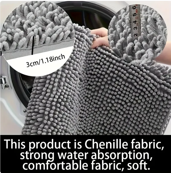 Soft Chenille Pet Mat