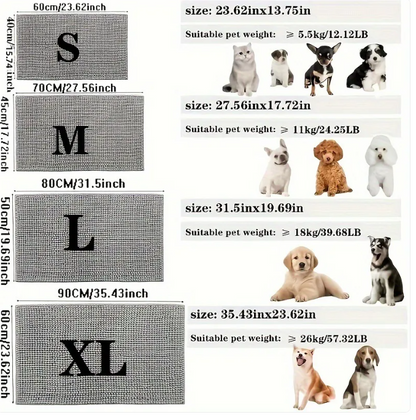 Soft Chenille Pet Mat